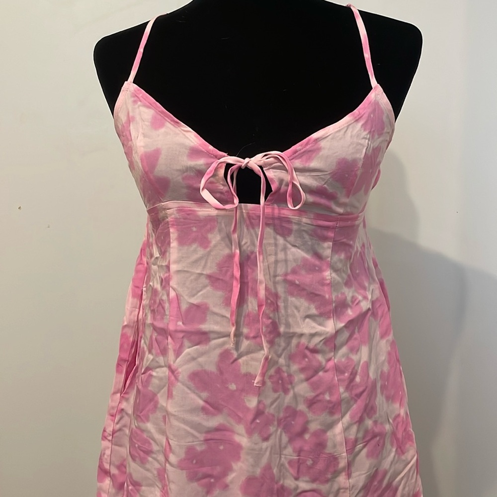 Wild Fable Light Pink Floral Babydoll Dress